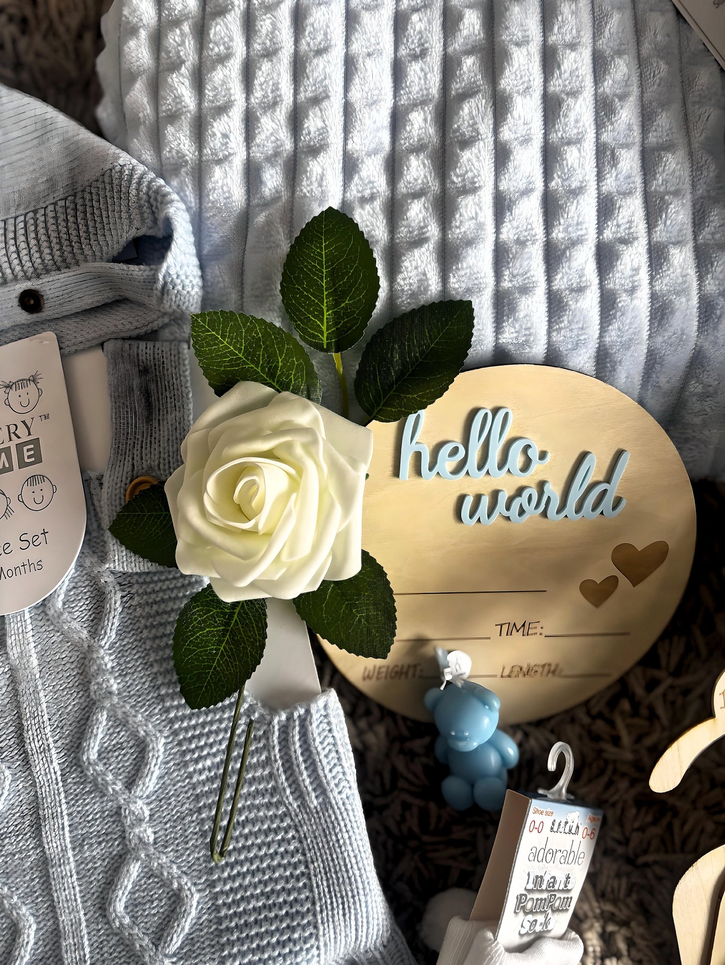 New Baby Boys Hamper - 11 Items