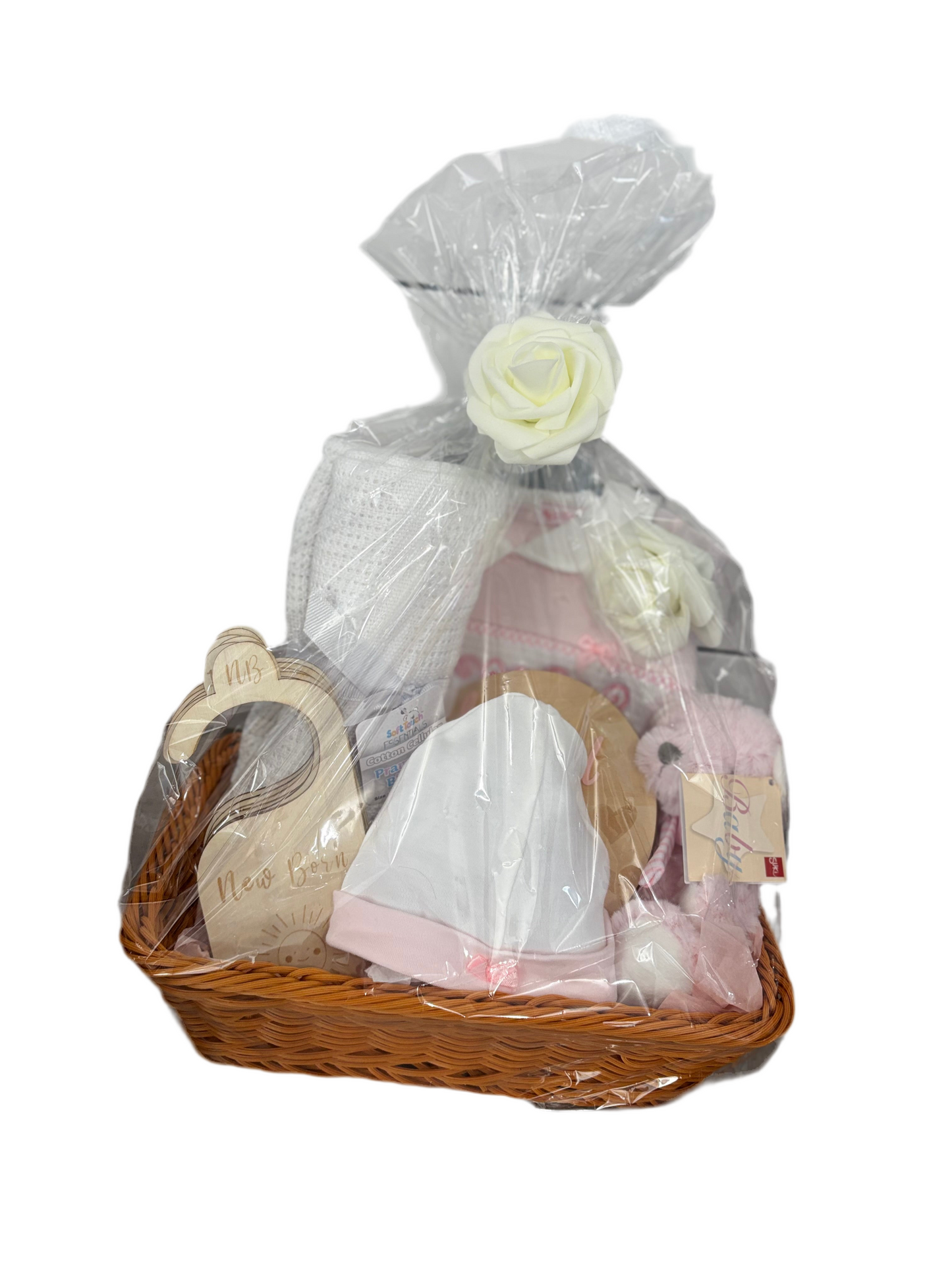New Baby Girls Newborn Hamper - 6 Items