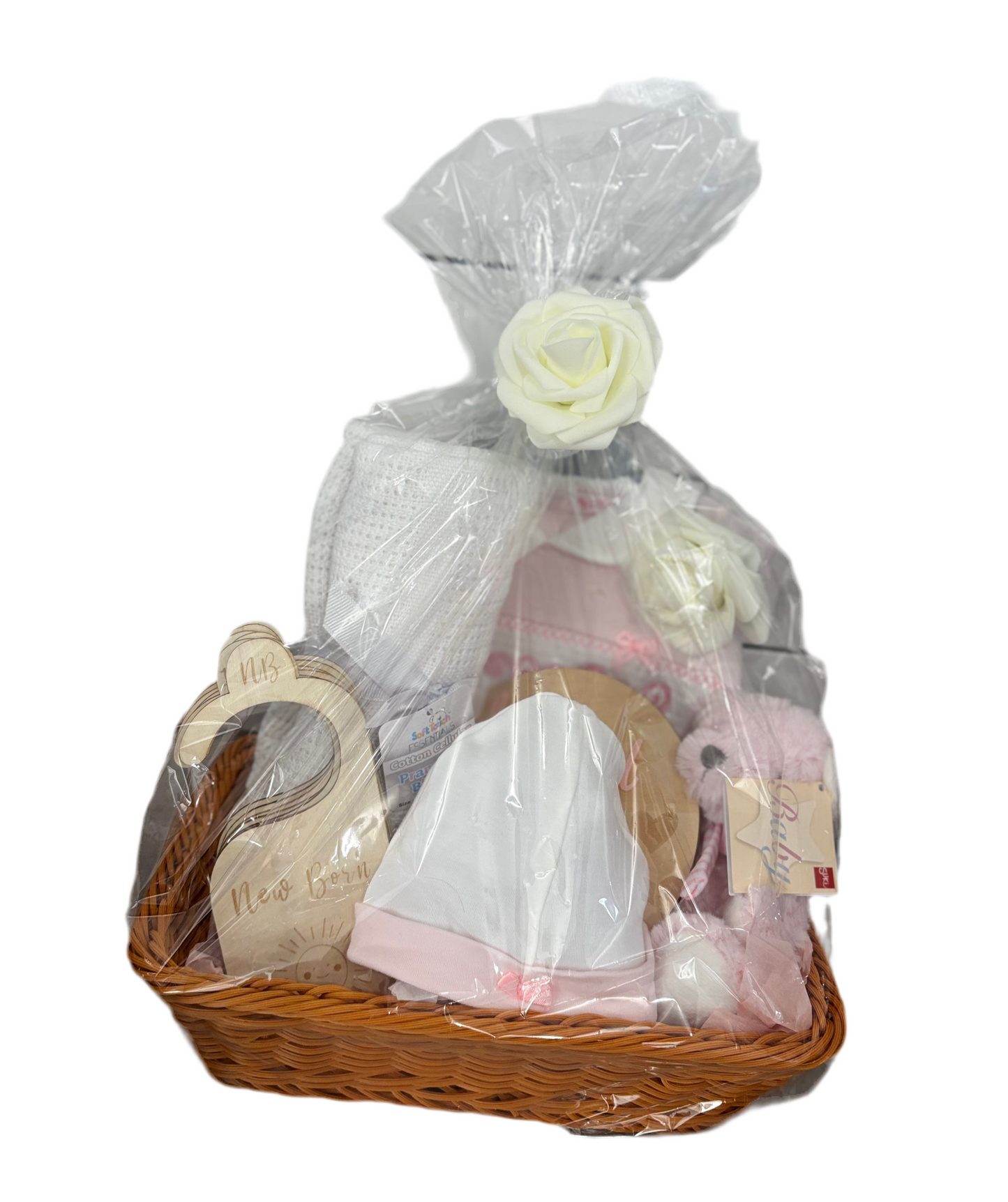 New Baby Girls Newborn Hamper - 6 Items
