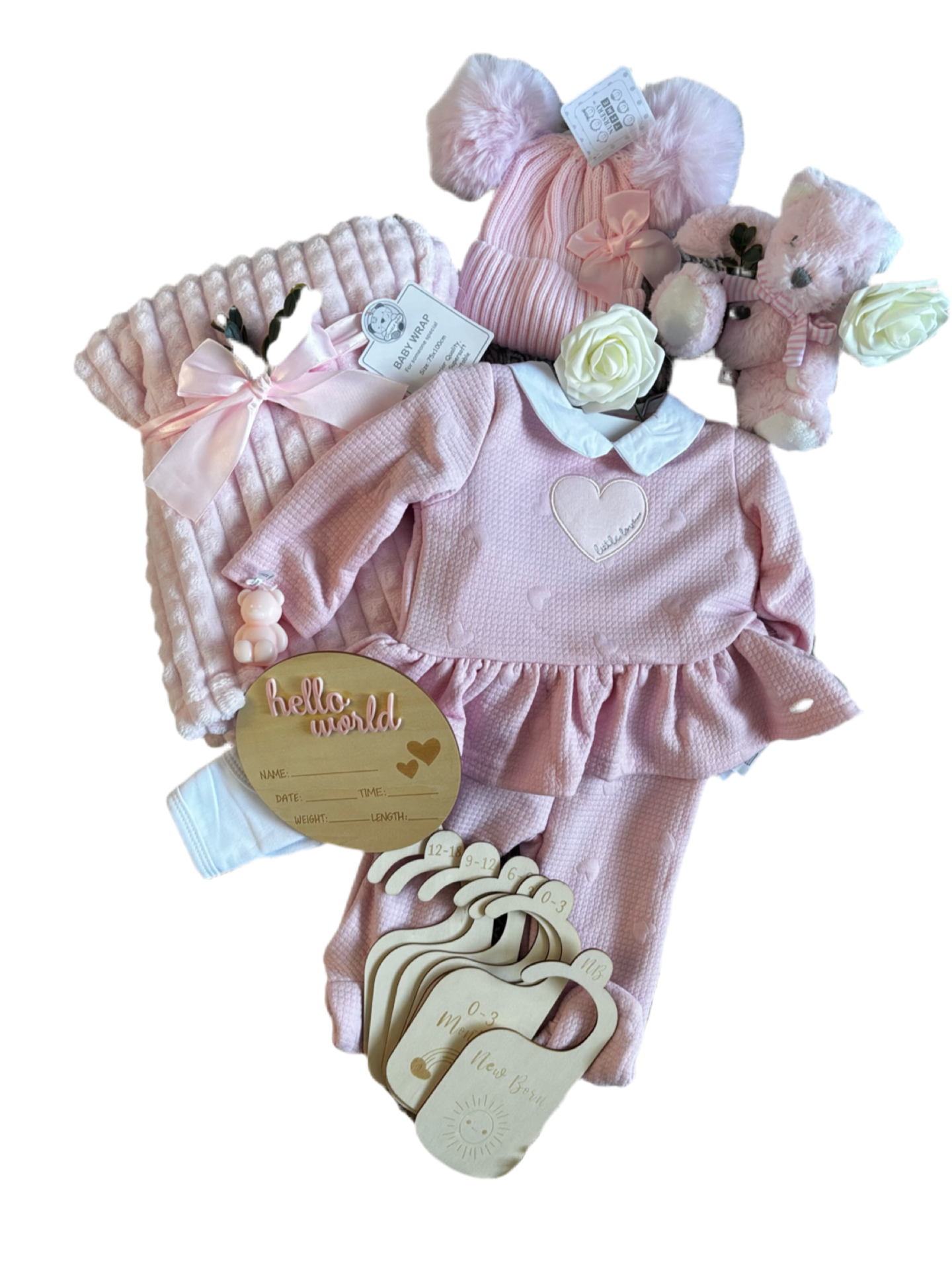 New Baby Girls Hamper - 10 Items