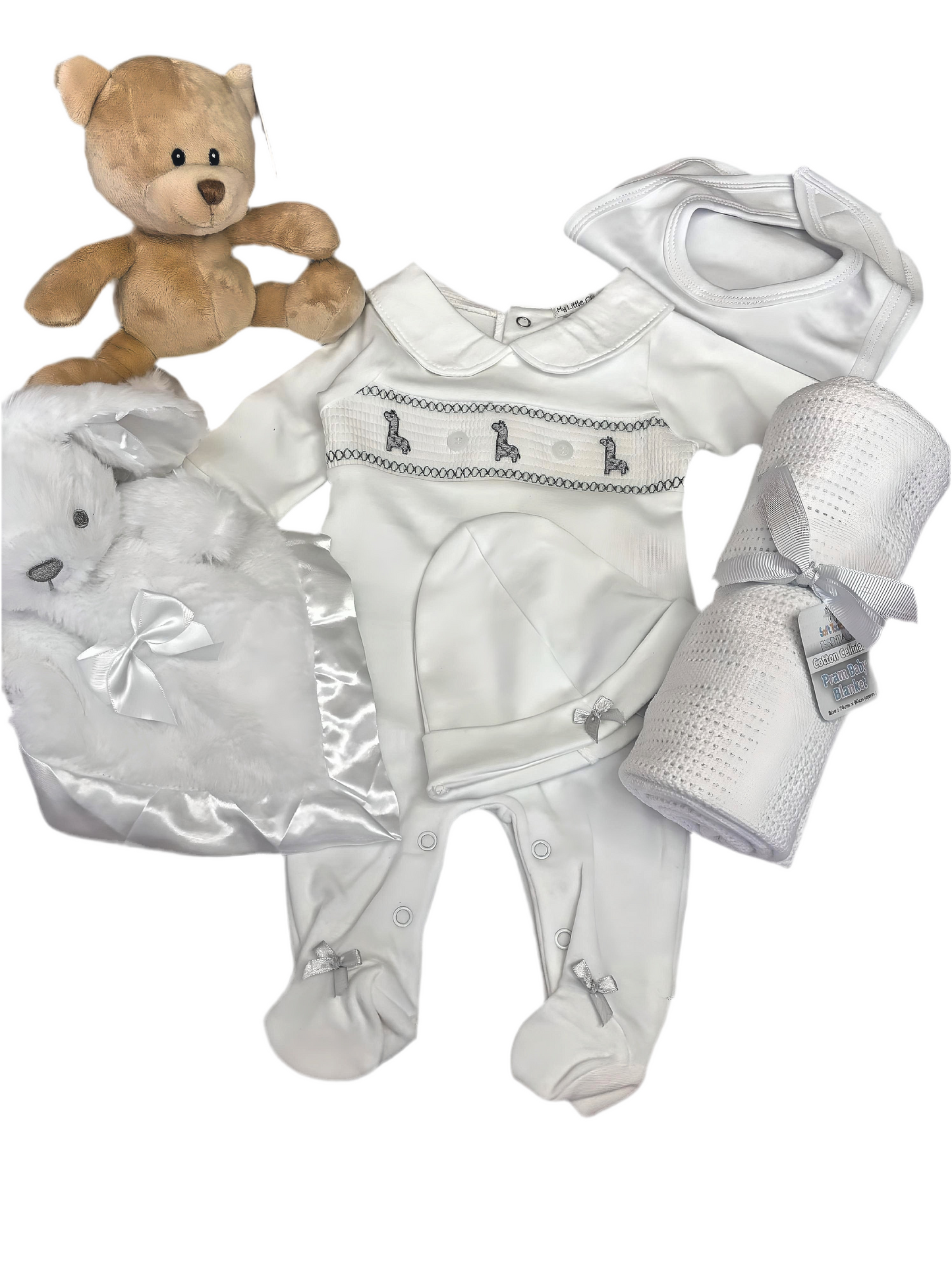 6 Piece Unisex New Baby Bundle